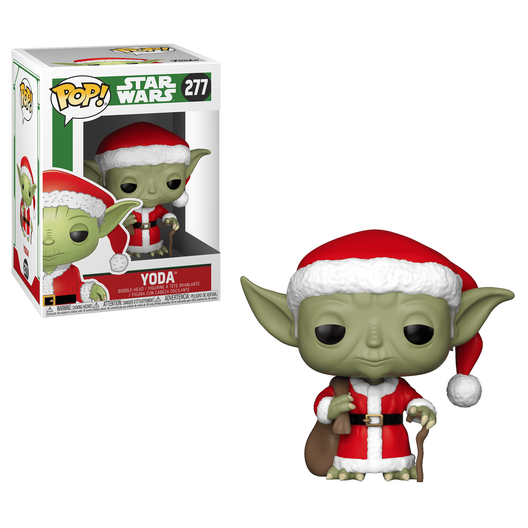 ontbijt Begrip Verloren Funko POP! Star Wars: Holiday - Santa Yoda - Walmart.com