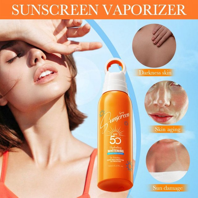 Xihbxyly Oferta del día Liquidación Spray protector solar blanqueador de agua Crema solar hidratante