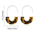 thumbnail image 4 of Pendientes colgantes Qarigey Pendientes de mujer Café oscuro, 4 of 6