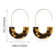 thumbnail image 2 of Pendientes colgantes Minnieouse semicírculo liso para mujer elegante sencillo boda, 2 of 6
