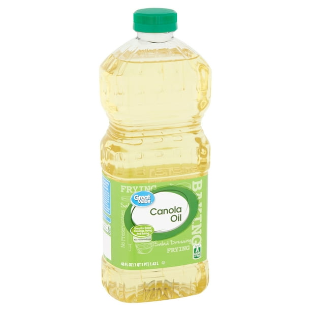 Great Value Canola Oil, 48 fl oz