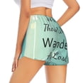 thumbnail image 3 of Goofa Not All Those Who Wander Are Lost1 Printed Women 2 in 1 Running Shorts,Quick Dry Athletic Workout Shorts,High Waisted Athletic Shorts with Liner Pockets-Large, 3 of 9