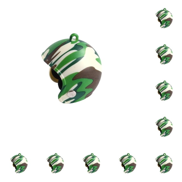 Methold Casco de seguridad para mascotas pequeñas, sombreros duros, accesorios ajustables, Protector para la cabeza, aves de corral, pollo, pájaro, camuflaje 10piezas Methold CBP392187