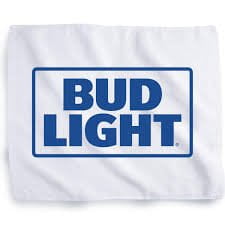 bud light golf towel