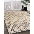 thumbnail image 3 of Ahgly Company Machine Washable Indoor Rectangle Abstract Bullet Shell Brown Area Rugs, 7' x 10', 3 of 7