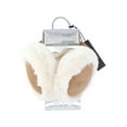 thumbnail image 2 of Madden NYC Women's Faux Suede Ear Muffs and Hair Scrunchy Set, 4-Piece, Tan, 2 of 4