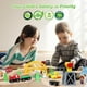thumbnail image 3 of Set de tren TOY Life de madera con grúa, 60 unidades, para niños de 3 años, 3 of 9