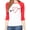 White/Red, variant on Woman's Valentine's Day Raglan Shirt, Woman's Raglan Shirts, Valentines Shirts - Heart Arrow