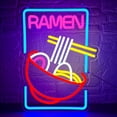 thumbnail image 1 of Letrero de neón Ramen Fuzuneli para decoración de pared LED, 40 x 29 cm, 1 of 6