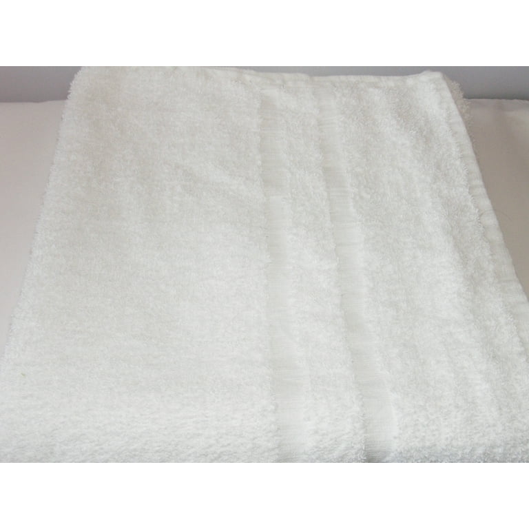 Economy Hotel Bath Towels 24X48 8lb Bulk