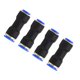 thumbnail image 3 of Conector Neumático Recto De 4 Piezas, Empuje De Goma Para Conectar Accesorios Para La Industria De Embalaje De Automóviles 5/8 Pulg. 1/2 Pulg., 3 of 8