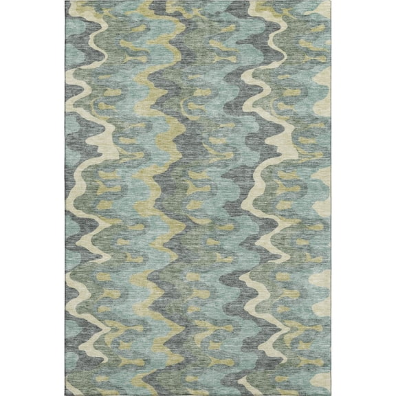 Dalyn Rugs Premium Machine Washable Mayfield AMF750 Sage 5' x 7'6" Rug