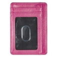 thumbnail image 2 of Techinal Slim RFID Blocking Leather Wallet Credit ID Card Holder Purse Money Case for Men Women, 2 of 19