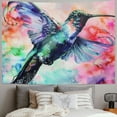 thumbnail image 2 of Orinice Hummingbird Sky Wings Tapestry Wall Hanging Unique Style Graphic Tapestries Home Wall Decor Art for Living Room Bedroom Apartment Farmhouse Dorm 40x60inch, 2 of 6