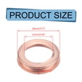 thumbnail image 3 of 10Pcs Copper Oil Drain Plug Crush Washers Solid Sturdy Easy Installation Car Auto Repair Replacement Gaskets, 3 of 9
