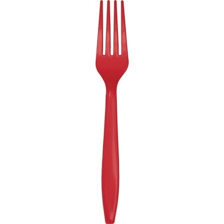 Touch of Color Classic Red Forks  24-Pack