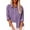#247-Purple, variant on Craaazy Button Down Shirts for Women Solid Color Lapel Long Sleeve Womens Tops Casual Work Tunic Blouse with Pocket Gifts for Women
