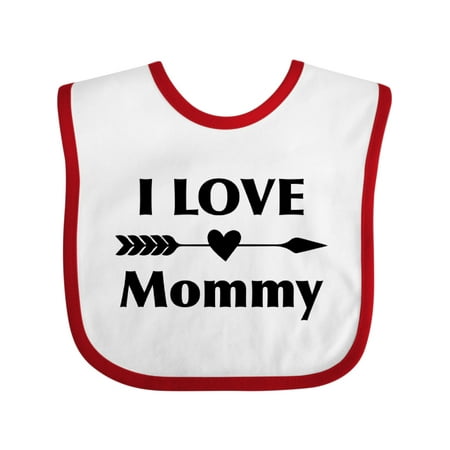 

Inktastic I Love Mommy Gift Baby Boy or Baby Girl Bib