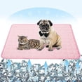 thumbnail image 1 of style4 Estera de enfriamiento de verano para perros, gatos, estera de enfriamiento para perros de seda helada, 1 of 5