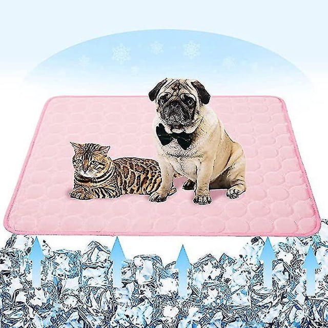 style4 Estera de enfriamiento de verano para perros, gatos, estera de enfriamiento para perros de seda helada