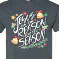 thumbnail image 4 of Inktastic Jesus is the Reason for the Season Christmas Bells and Stars T-Shirt, 4 of 5