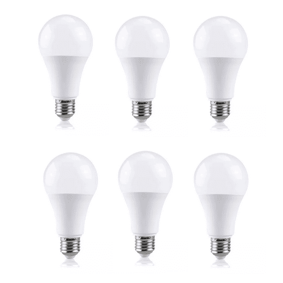 6 Focos Inteligente Wifi 9w Led E27