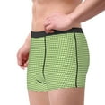thumbnail image 4 of Bingfone Green Gingham Men'S Underwear - Casual Stretch Boxer Briefs-Xx-Large, 4 of 9