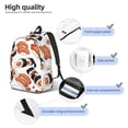 thumbnail image 5 of Naloa Canvas Backpack for Men Women Sushi Roll Print Rucksack Casual Travel Daypack Large and Small Durable College Tote Satchel Bookbag for Teens, 5 of 8