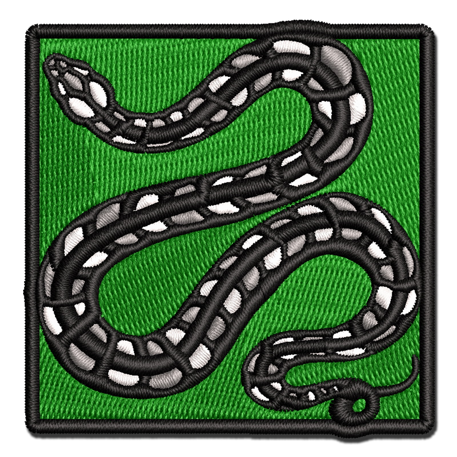 Airsoft Game Snake Embroidered Sew-on / Iron-on / Velcro Patch