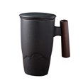 thumbnail image 4 of Taza de té de cerámica con tapa e infusor Taza de té elegante Estilo A Sunnimix Taza de cerámica para bebidas, 4 of 8
