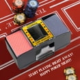 thumbnail image 3 of Automatic Electric Card Shuffler, Battery-Operated Poker Shuffle Machine for Home Card Games, Blackjack, Texas Hold'em, Poker, UNO, Bridge, Party Club (1-2 Decks), 3 of 5