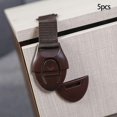 thumbnail image 5 of 5 Pcs Fabric Drawer Safety Lock Child Cabinet Lock Child Safety Straps Safety Cabinet Locks, 5 of 5