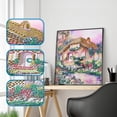 thumbnail image 2 of Taladro en apariencia de bricolaje 5D pintura animales gato oso decoración para hogar Paisaje 4, 2 of 8