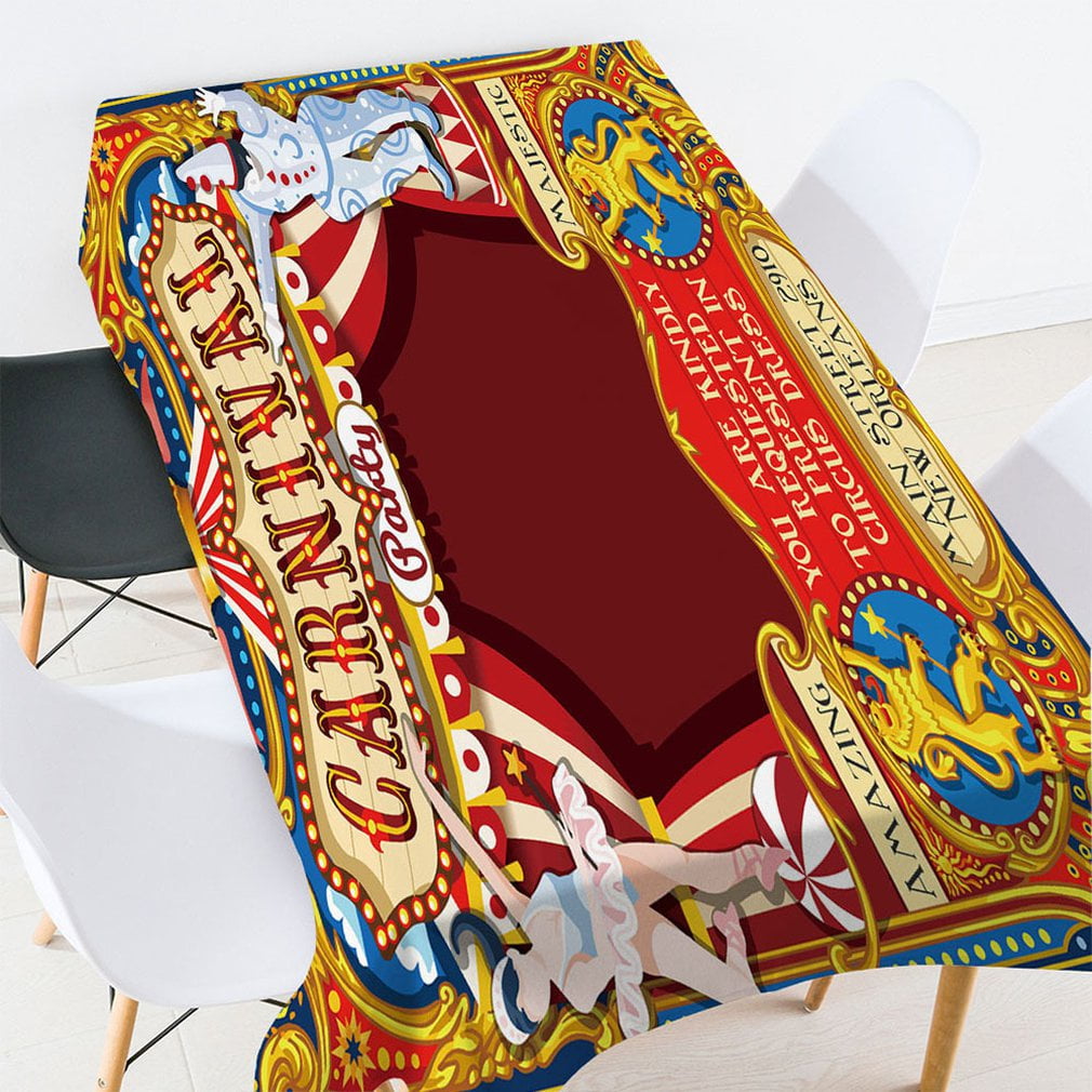 Carnival Table Cloth Polyester Tablecloth Dining Table Cover 137*183cm