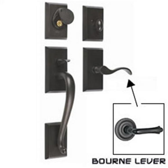 Rockwell EAGH301BL10B Savoy Handle Set with Bourne Lever, Oil Rubbed Bronze