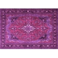 thumbnail image 1 of Ahgly Company Indoor Rectangle Persian Purple Traditional Area Rugs, 5' x 8', 1 of 4