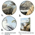 thumbnail image 3 of Designart "Coastal Guardian Seagull on Rock" Animals Floater Framed Wall Art Print, 3 of 7