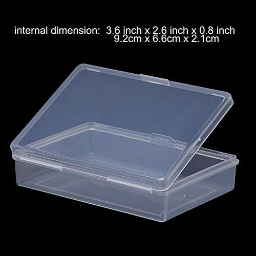 Estuche para baraja para naipes, 6 piezas, plástico, vacío, caja de cartón, organizador, c Cwdew Cwdew