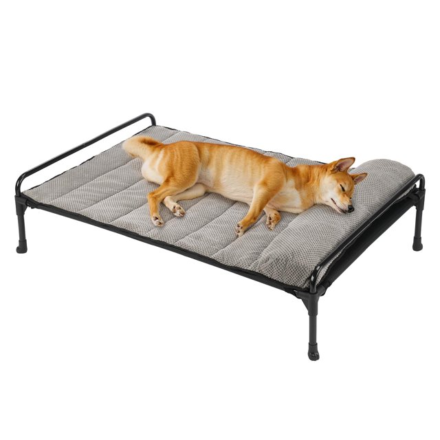 Cama para perros Veehoo Elevated Elevated Refrigeración Exterior e Interior
