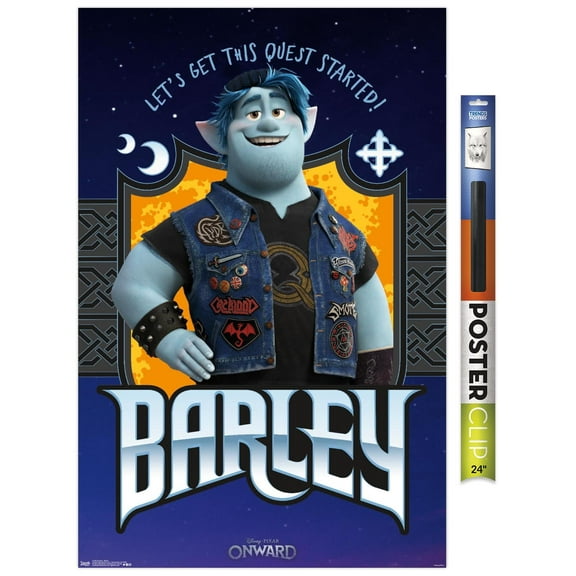 Disney Pixar Onward - Barley Wall Poster, 22.375" x 34"