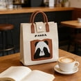thumbnail image 4 of shyuyusa Cute Panda Pattern Tote Bag Soft Handle Design Casual Daily Crossbody Shoulder Handheld Usage, 4 of 6
