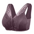 thumbnail image 3 of ATENAR Wireless Bras for Women,Womens Bras,Comfort Fit,Soft,Solid,Polyester,Purple,3XL(US:14), 3 of 4