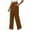 Brown, variant on Guluxicc Womens Athletic Pants Casual Loose Elastic Waist Pants Outdoor Work Wide Leg Trousers, Black, S