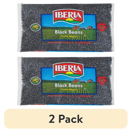 (2 pack) Iberia Black Beans, 64 oz