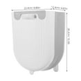 thumbnail image 2 of Milisten Bote De Basura Plegable Para Puerta De Cocina Con Colgante Y Material Resistente, 2 of 8