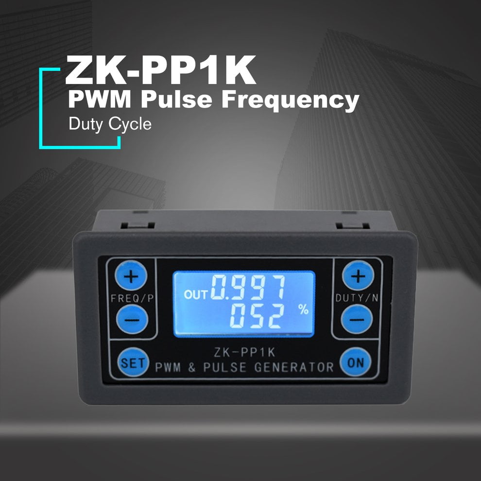 PWM Pulse Frequency Duty Cycle Square Adjustable Wave Signal Generator 