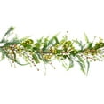 thumbnail image 3 of Northlight Berry and Crabapple Fern Foliage Spring Garland - 5', 3 of 5