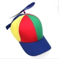thumbnail image 1 of Divertido Sombrero De Béisbol Con Cuentas De Libélula Multicolor, Ajustable, Unisex, Para Exteriores, Sombrero Para El Sol Con Viseras Advancent AP006324-01, 1 of 6