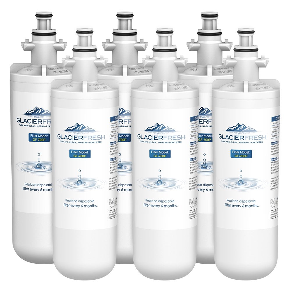 GLACIER FRESH GF700P Replacement Water Filter Pitcher Refrigerator for