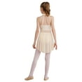 thumbnail image 2 of TSSOE Kids Girls Ballet Lyrical Dance Dress Lace Sleeveless Latin Jazz Contemporary Dancewear Champagne 8, 2 of 7